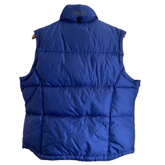 Vintage Pacific Trail Men Puffer Vest Size L Down 80/20 Trail 90s Outdoor Hiking - Picture 3 of 11